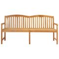 vidaXL Ručne vyrezávaná ružová lavička 150 x 60 x 90 cm Prírodná