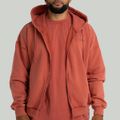 Mikina Zip Washed Terra - STRIX, veľkosť L