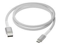 USB kábel - USB (M) do USB-C (M) - 1,2 m - až 36W prenos energie, pletený