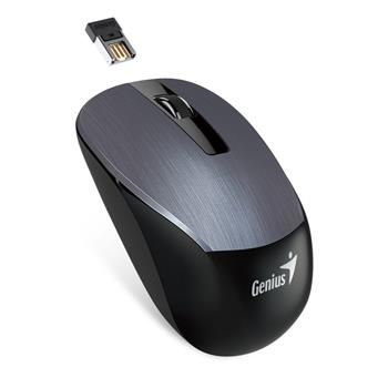 GENIUS NX-7015/ 1600 dpi/ Blue-Eye senzor/ bezdrátová/ kovovo sivá
