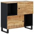 vidaXL Komoda s 2 dvierkami 80x33x75 cm masívny mangovník