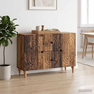 vidaXL TV skrinka Staré drevo 89 x 34,5 x 60 cm Kompozitné drevo