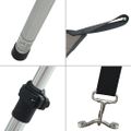 vidaXL Tieniaci nadstavec v tvare T 170x170x(113-182,5) cm