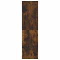 vidaXL Nástenné TV skrinky 2 ks dymový dub 30,5x30x110 cm