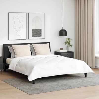 vidaXL Vankúš s vankúšom 2 pcs Biela 70 x 90 cm Perie