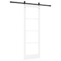 vidaXL Posuvné dvere ORKDAL Biela a čierna 73,5 x 211 cm