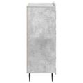 vidaXL Servírovacia skriňa Betónovo sivá 66 x 34,5 x 92 cm