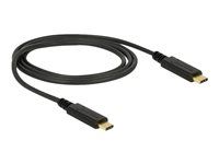 USB kábel - USB-C (M) do USB-C (M) - USB 3.1 Gen 2 - 5 A - 1 m - čierna