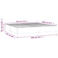 vidaXL Posteľný rám s boxspringom čierny 200x200 cm látka