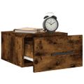 vidaXL Nástenné nočné stolíky 2 ks dymový dub 35x35x20 cm