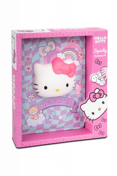 Zápisník B6 s 3D postavičkou modrý Hello Kitty Pastel Pink