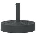 vidaXL Podstavec pod slnečník pre Ø38/48 mm tyče 25 kg kruh