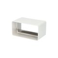 Spojka vonkajšia s klapkou VENTS 5151 - 55x110mm PVC