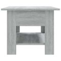 vidaXL Konferenčný stolík sivý dub sonoma 102x55x42cm kompozitné drevo