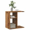 VidaXL Príručný stolík Old Wood 50x30x50 cm Engineered Wood