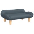 vidaXL Pelech pre psa tmavosivý 70x40x24 cm látka