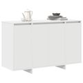 vidaXL Servírovacia skriňa Biela 120 x 41 x 75 cm Kompozitné drevo