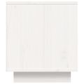 vidaXL TV skrinka biela 80x35x40,5 cm masívna borovica