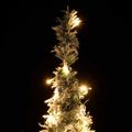 vidaXL Umelý vianočný stromček vyskakovací vločky snehu 200 LED 210 cm