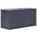 vidaXL Záhradný úložný box čierny 320 l