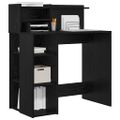 vidaXL Stôl Čierny dub Kompozitné drevo 90 x 48 x 101,5 cm