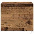 vidaXL Nočný stolík Staré drevo 50 x 39 x 41 cm Kompozitné drevo