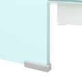 vidaXL TV stojan/stojan pod monitor, sklo, zelený 60x25x11 cm