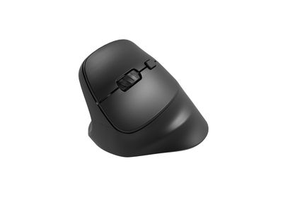 Natec CRAKE 2/Kancelárska/Optická/Pre ľavákov/2 400 DPI/USB+BT/Čierna