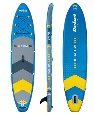 Paddleboard SUP REBEL ACTIVE RBA-4501BL so sedátkom, modrý, 11'6" 350x81x15cm Paddleboard SUP REBEL ACTIVE RBA-4501BL se sedátkem, modrý, 11'6" 350x81x15cm