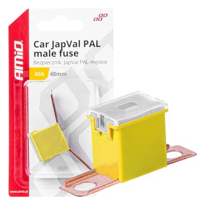 Poistka JAPVAL PAL samec 48mm 60A AMIO-03421