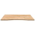 vidaXL Doska stolíka neošetrená 100x80x2,5 cm dubový masív obdĺžnikový