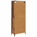 vidaXL Highboard 2 ks Staré drevo 69,5 x 34 x 180 cm Kompozitné drevo