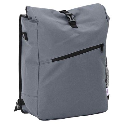 vidaXL Cyklistická taška Sivá 33 x 16 x 60 cm Polyester
