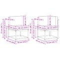 vidaXL Záhradná súprava gaučov 7 ks Prírodná a béžová