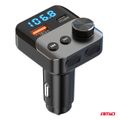 FM transmitter 1×USB-A 1×USB-C 12/24V AMiO-04647
