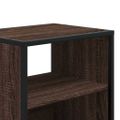 vidaXL Nástenné nočné stolíky 2 ks hnedý dub 40x31x39,5 cm