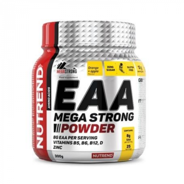 EAA Mega Strong Powder - Nutrend, pomaranč jablko