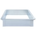 vidaXL Plot proti slimákom pozinkovaná oceľ 100x100x25 cm