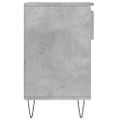 vidaXL Botník betónovo sivý 102x36x60 cm spracované drevo