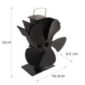 Krbový ventilátor Kaminer 26206, 5-lopatkový