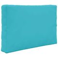 vidaXL Vankúš na vonkajšiu pohovku Polyester Tyrkysová 60 x 60 cm
