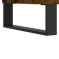 vidaXL Botník dymový dub 102x36x60 cm spracované drevo
