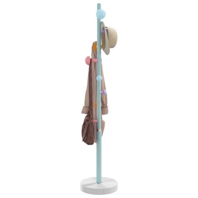 vidaXL Stojan na kabáty modrý 172 cm práškovo-lakované železo