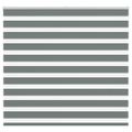 vidaXL Zebra roleta tmavošedá 155x150 cm šírka látky 150,9cm polyester