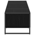 vidaXL TV skrinka 170,5 x 36 x 30,5 cm Čierny dub Kompozitné drevo