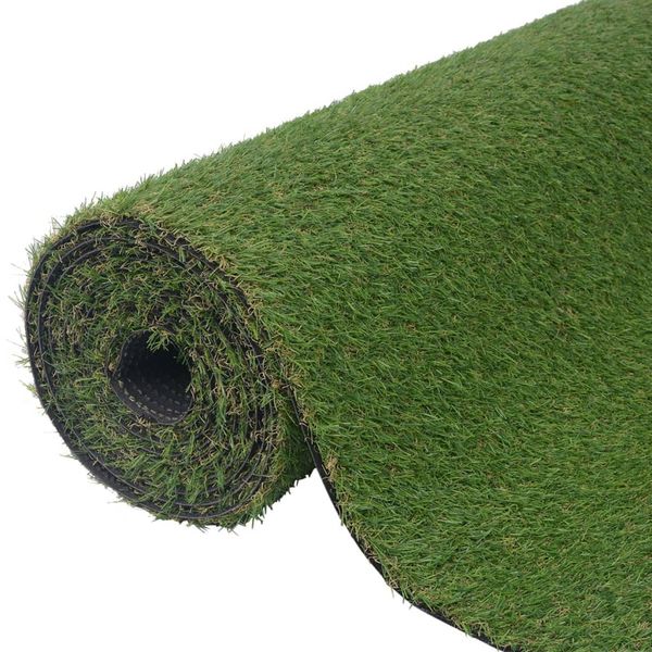 vidaXL Umelý trávnik 1x15 m/20 mm zelený