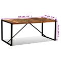 vidaXL Jedálenský stôl, recyklovaný masív 180 cm