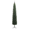 vidaXL Umelý vianočný stromček Zelená 270 cm PVC, oceľ a plast