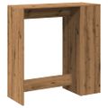 vidaXL Barový stôl s policami dub artisian 101x40x103,5cm kompoz.drevo