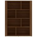 vidaXL Komoda hnedý dub 80x30x106 cm spracované drevo